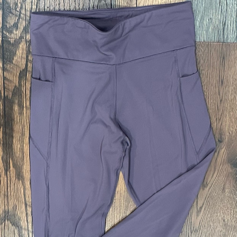 Purple High-Waisted Leggings